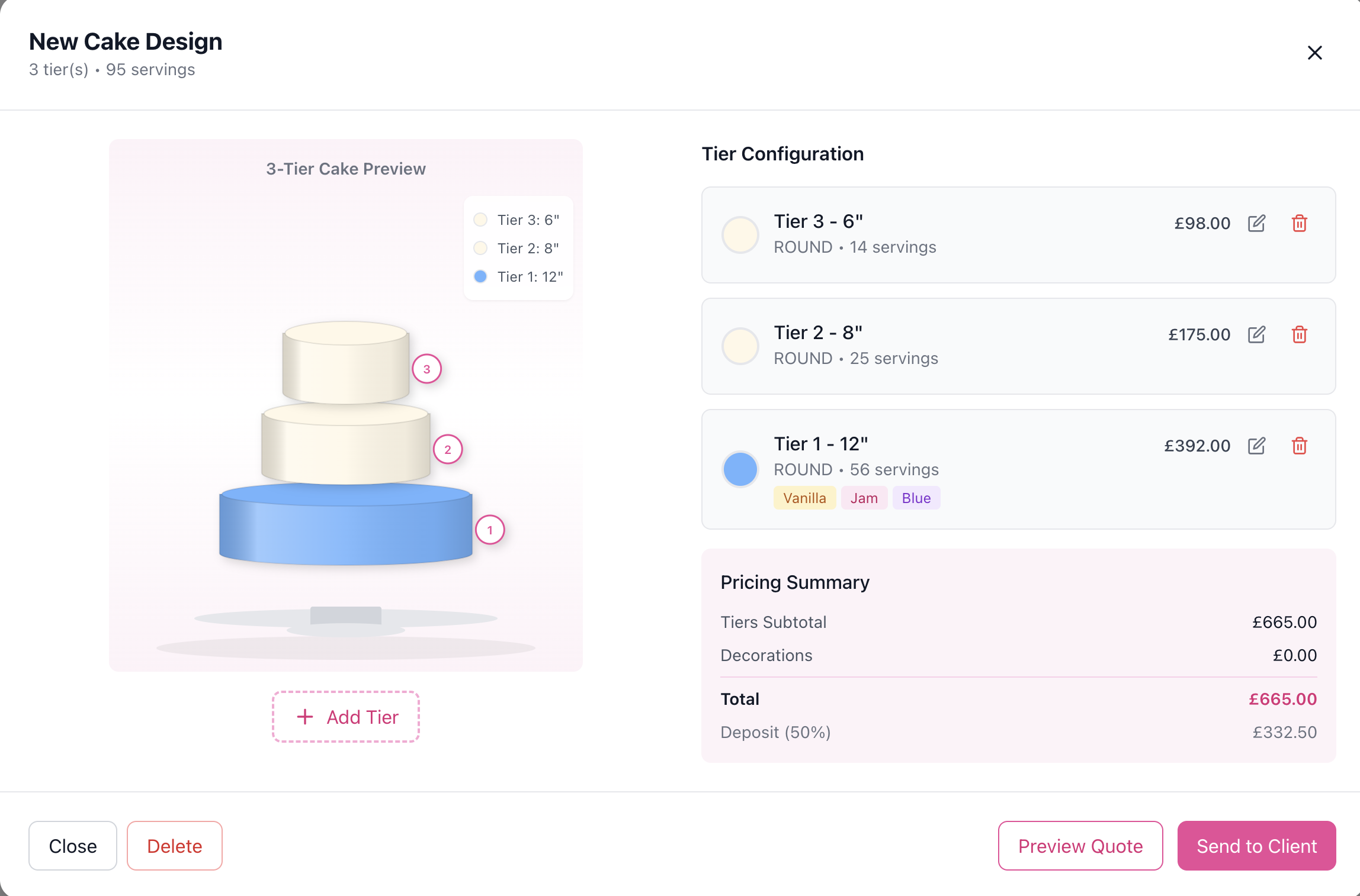 Cake Designer: Visual Cake Building for Professional Bakers